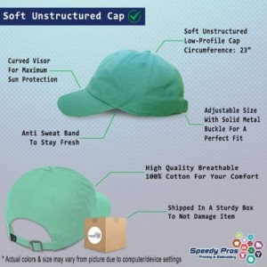 Baseball Caps Soft Baseball Cap Custom Personalized Text Cotton Dad Hats for Men & Women - Mint - CU18DLDKWT9 $18.42