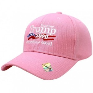 Baseball Caps Trump 2020 Keep America Great Campaign Embroidered US Hat Baseball Ball Cap Hook and Loop Back Closure - CE18KO...