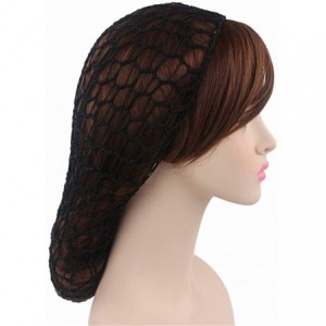 Skullies & Beanies Women Soft Rayon Snood Hat Hair Net Crocheted Hair Net Cap Mix Colors Dropshipping - Fw-12-beige - C7196Y7...