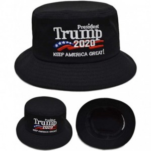 Baseball Caps Donald Trump 2020 Keep America Great Cap Adjustable Baseball Hat with USA Flag - Breathable Eyelets - Black - C...