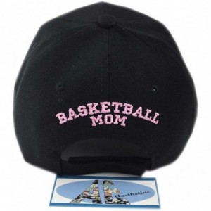 Baseball Caps Stone Bling Bling Baseball Soccer Basketball Football Sport Mom Cap - Basketball Black - C2183N9TEUR $11.42