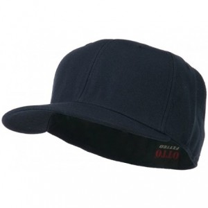 Baseball Caps Pro Style Wool Fitted Cap - Navy - CF11LUGAV4J $21.54
