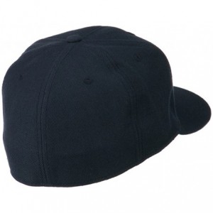 Baseball Caps Pro Style Wool Fitted Cap - Navy - CF11LUGAV4J $9.23