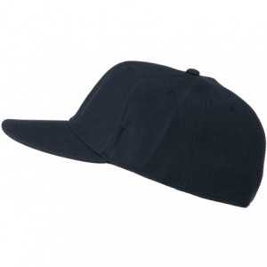 Baseball Caps Pro Style Wool Fitted Cap - Navy - CF11LUGAV4J $9.23