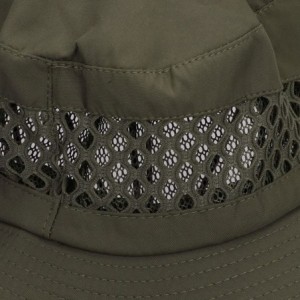 Cowboy Hats Adjustable Breathable Sweatband Protection Mountaineering - Army Green - CO18DQK2A6X $18.78