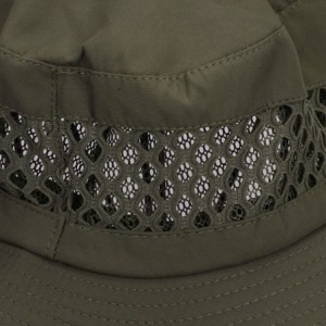 Cowboy Hats Adjustable Breathable Sweatband Protection Mountaineering - Army Green - CO18DQK2A6X $9.26