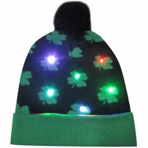 Baseball Caps FarJing Ugly LED Christmas Hat-Unisex Novelty Colorful Light-up Stylish Knitted Sweater Xmas Party Beanie Cap -...