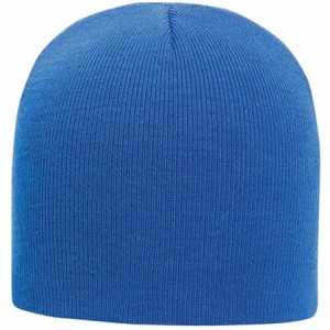 Skullies & Beanies Ultra Soft Acrylic Knit Solid Color Beanies- 8 - Royal - CY11U5JRPMT $9.77