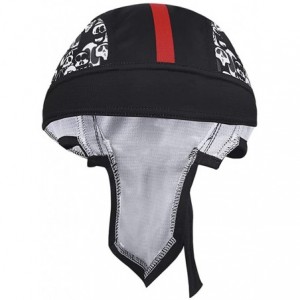 Skullies & Beanies Men Women Skull Beanie Cap Doo Rag Bandana Pirate Hat Bicycle Hiking Head Wrap - Black - C918T9X8HS4 $11.88