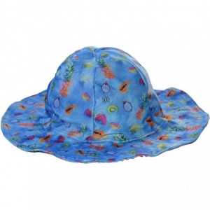 Sun Hats Baby Girls UV Sun Cap UPF 50+ Sun Protection Bucket Hat 3-6Y - Watermelon-fruits - CZ18N7QSWQN $18.29