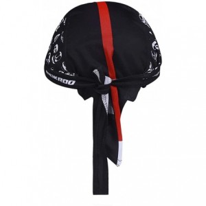 Skullies & Beanies Men Women Skull Beanie Cap Doo Rag Bandana Pirate Hat Bicycle Hiking Head Wrap - Black - C918T9X8HS4 $11.88