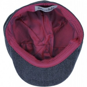 Newsboy Caps Belfry Newsboy Gatsby Men's Women's Soft Tweed Wool Cap - Navy Tweed - CV18IZGS3HR $28.74