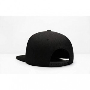 Baseball Caps Gay LGBT Pride Rainbow Flag Snapback Flat Baseball Cap Men Adjustable - Black - CO18G277Z6K $16.38