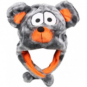 Skullies & Beanies Plush Soft Animal Beanie Hat Halloween Cute Soft Warm Toddler to Teen - Mouse - CJ12M5NBL4Z $14.08