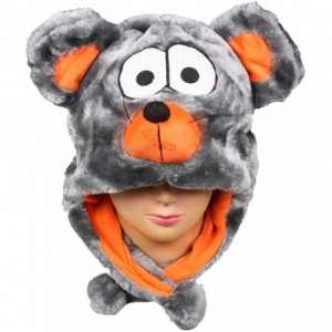 Skullies & Beanies Plush Soft Animal Beanie Hat Halloween Cute Soft Warm Toddler to Teen - Mouse - CJ12M5NBL4Z $14.08