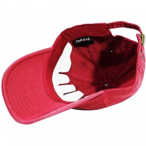 Baseball Caps Hamsa Dad Hat Cotton Baseball Cap Polo Style Low Profile - Red - CK188CRZ5HS $16.89