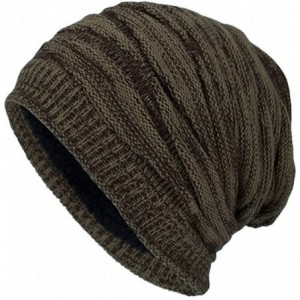 Skullies & Beanies Unisex Men Women Winter Knit Warm Hat Ski Baggy Slouchy Beanie Skull Cap - Green - C718I7KEWN3 $8.69