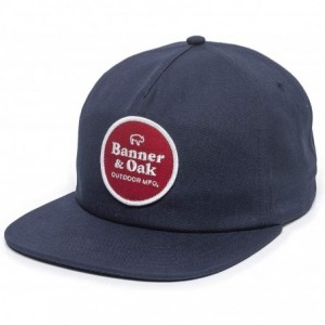 Baseball Caps Home Free Circle Scout Patch Hat - Adjustable Baseball Cap w/Plastic Snapback Closure - Navy - C618U5TZU5C $29.72