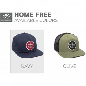 Baseball Caps Home Free Circle Scout Patch Hat - Adjustable Baseball Cap w/Plastic Snapback Closure - Navy - C618U5TZU5C $29.72