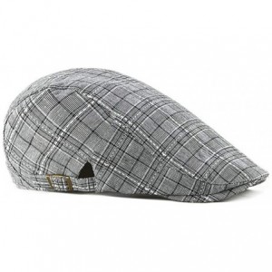 Newsboy Caps 2 Pack Men's Cotton Flat Cap Ivy Gatsby Newsboy Hat - I - C818SNGD9CK $13.26