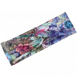 Headbands 4 Pack Women Headband Boho Floal Style Criss Cross Head Wrap Hair Band - Style7 - CN18Z0W5NYX $14.60