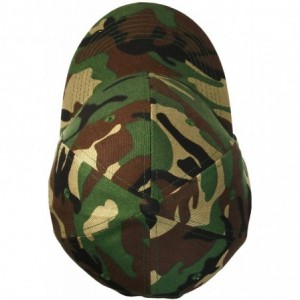 Baseball Caps Wholesale 12-Pack Baseball Cap Adjustable Size Plain Blank Solid Color - Woodland Camouflage. - CO195SYOKHK $20.77