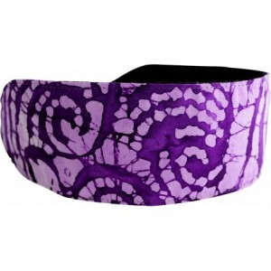 Headbands Lavender and Lilac Swirls Batik- Stunning Purple Headband - CI114CMCBJH $8.87