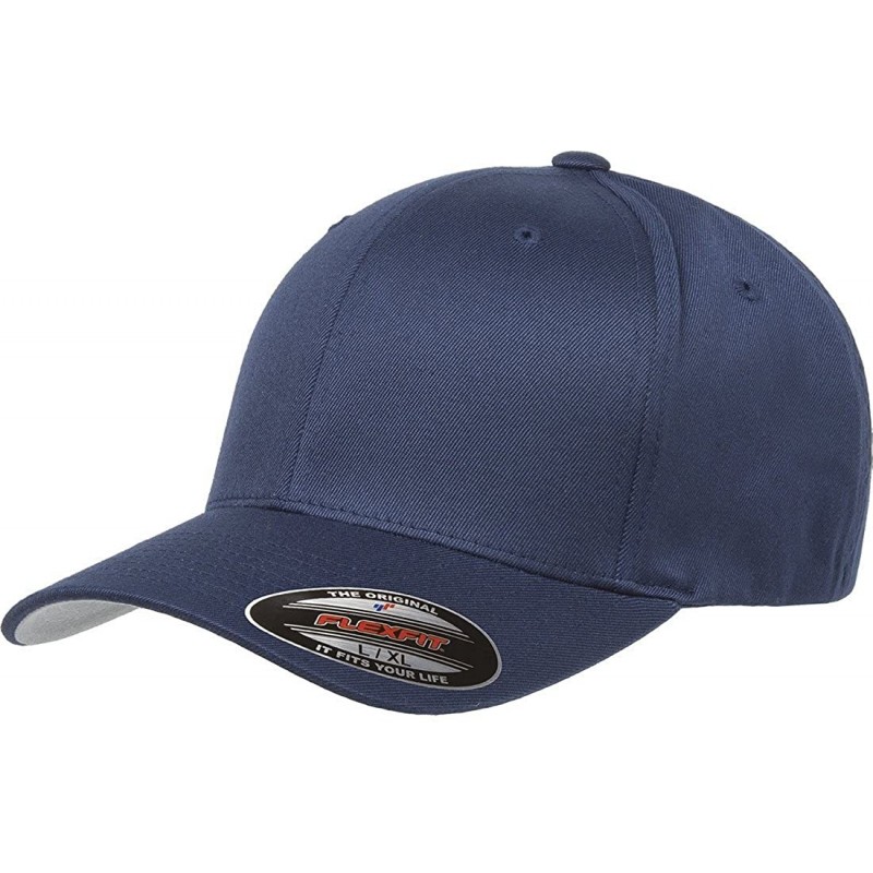 Baseball Caps Men's Athletic Baseball Fitted Cap - Navy - CX11NALGVRD $14.80