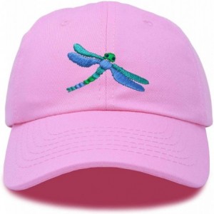 Baseball Caps Dragonfly Womens Baseball Cap Fashion Hat - Light Pink - C118KHM4A7K $10.24