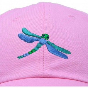 Baseball Caps Dragonfly Womens Baseball Cap Fashion Hat - Light Pink - C118KHM4A7K $10.24