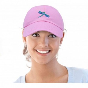 Baseball Caps Dragonfly Womens Baseball Cap Fashion Hat - Light Pink - C118KHM4A7K $10.24