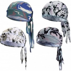 Skullies & Beanies Sweat-Wicking Beanie Cap Skull Cap- Quick-Drying Pirate Hats for Men and Women Favors (Camouflage Caps- 4 ...