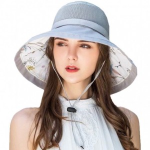 Sun Hats Bucket Summer Foldable Floppy Packable - A-gray - C018UYX3M3G $14.97