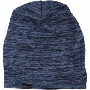 Skullies & Beanies Men's Slouchy Beanie Summer Thin Skull Cap Baggy Oversize Knit Hat - Heather Navy - C618U94M3DY $10.81