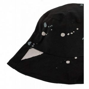Bucket Hats Fashion Fruit Bucket Hat for Women Trendy Strawberry Painted Foldable Summer Cotton Fisherman Sun Caps - Z-black ...