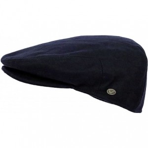 Skullies & Beanies Men's Premium Wool Blend Classic Flat IVY newsboy Collection Hat - 1581-navy - CA1864LQ8R0 $17.53