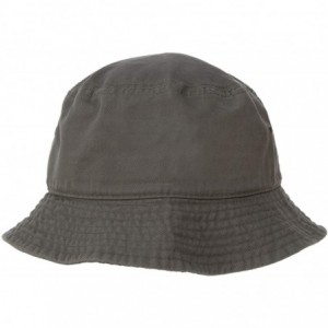 Bucket Hats 100% Cotton Bucket Hat for Men- Women- Kids - Summer Cap Fishing Hat - Olive Green - CD18DOHNHZA $14.08