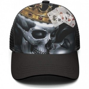 Baseball Caps Snapback Trucker Hats Kiribati Flag Unisex Adjustable Fashion Baseball Caps - King Skull Crown - CC18S9SXGEX $1...