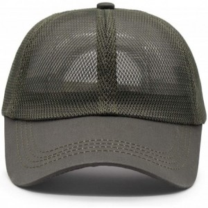 Baseball Caps Men & Women Sport Running Cap Adjustable Athletic Mesh Breathable Baseball Sun Hat - CV18Y6LYCSD $12.56