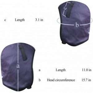 Balaclavas Winter Balaclava face mask Thermal Fleece Helmet Liners - Navy With Straps - CK18A9WEDAR $8.18