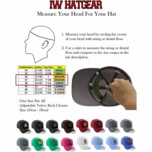 Baseball Caps Classic Baseball Hat Custom A to Z Initial Team Letter- Purple Cap White Black - Letter H - CW18NXZDTGY $14.76