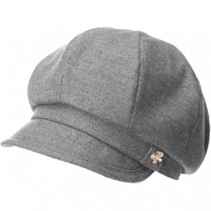 Newsboy Caps Fashion Newsboy Cap Womens Fisherman Greek Hat Satin Lined Winter Fall 55-60CM - 89099_grey - C5186KI89H9 $15.54