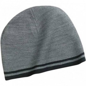 Baseball Caps New Fine Knit Skull Cap - Navy/White - CT111GHBBCJ $9.51