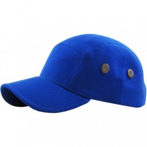 Baseball Caps Five Panel Solid Color Unisex Adjustable Army Military Cadet Cap - Royal Blue - CJ11JEBOIJH $12.72