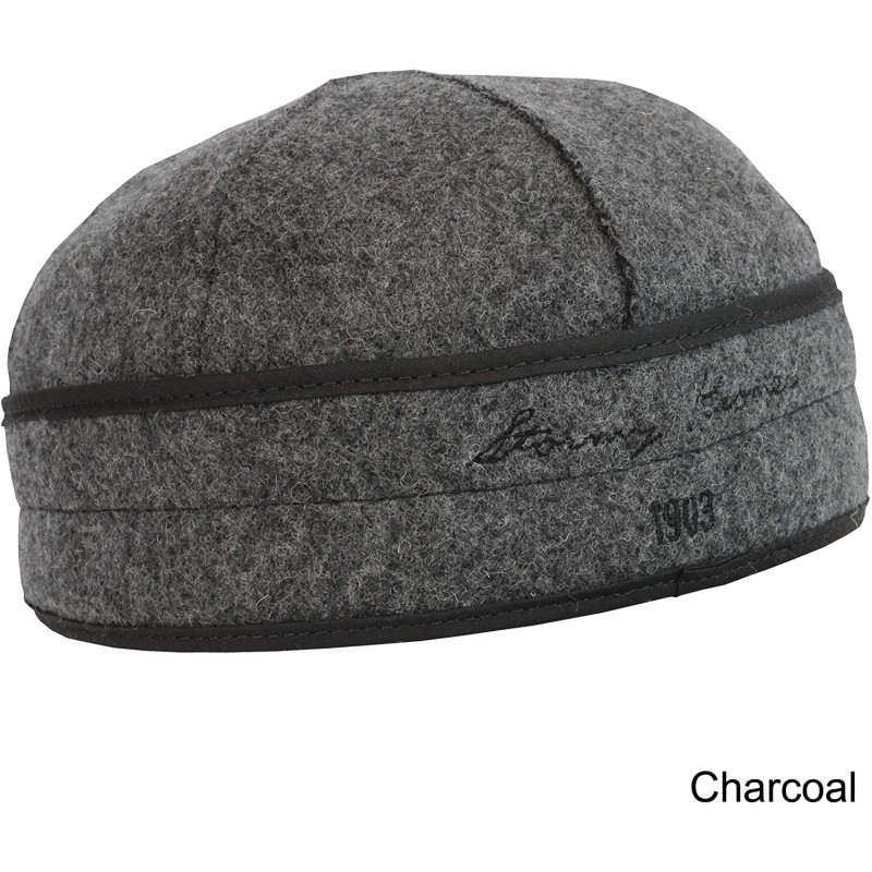 Newsboy Caps Unisex-Adult Brimless - Charcoal - CZ115X29QST $27.44