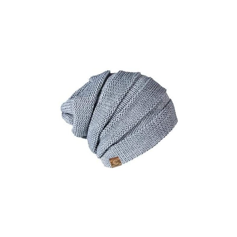 Skullies & Beanies Womens Drift Slouch Beanie - Heather Grey - CI18R3GHG9Q $33.55