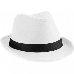 Fedoras Unisex Fedora Hat - Black - CE115Y2BECT $18.64