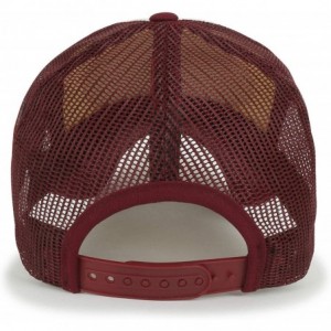 Baseball Caps New Vintage Style Mesh Medium Baseball Cap 2254 - Wine - CE18QQ8IT6G $27.90