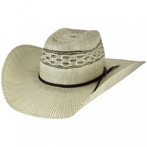 Cowboy Hats Western Men's Shandrach Cowboy Hat - Natural/Brown - CB12O5PAKZM $47.60