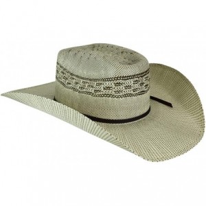 Cowboy Hats Western Men's Shandrach Cowboy Hat - Natural/Brown - CB12O5PAKZM $47.60
